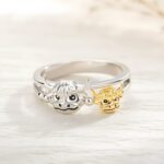 Embrace the Bond – Custom Highland Cow Ring – A Cherished Gift for Mom and Daughter - Image 5