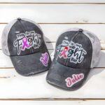 Wear Your Strength – Adjustable Cancer Awareness Fight Hat – For Courageous Women Standing Strong - Image 2