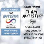 Carry Calm and Confidence – Personalized Autism Identification Card with Lanyard – For Children’s Safety and Peace of Mind - Image 2