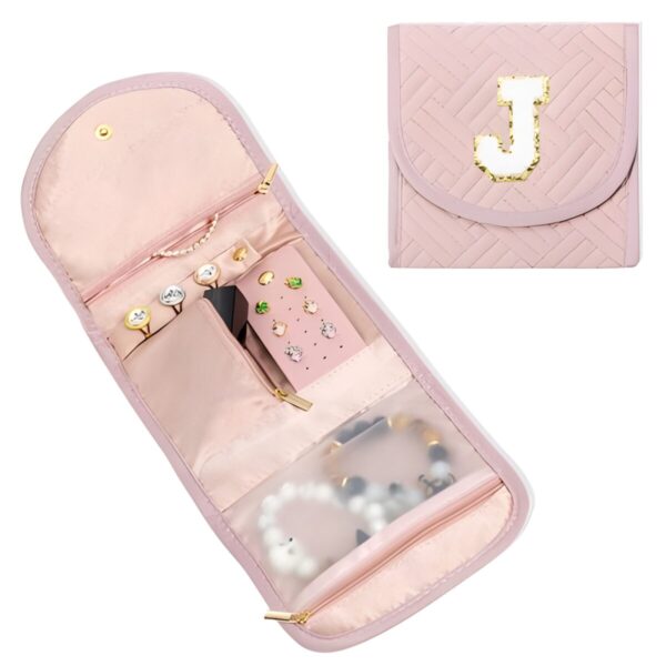 Personalized travel jewelry case for graceful women