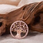 Embrace Everlasting Love – Heart Tree Birthstone Necklace – A Cherished Token for Her Most Special Moments - Image 3