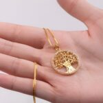 Embrace Everlasting Love – Heart Tree Birthstone Necklace – A Cherished Token for Her Most Special Moments - Image 7