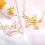 Carry Their Spirit Close – Custom Dog Silhouette Necklace with Angel Wings – For Cherished Pet Lovers and Memorials - Image 5