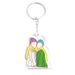 Carry Your Story Close – Faceless Portrait Keychain – A Thoughtful Keepsake for Loved Ones - Image 6