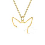 Hold Your Pet Close – Custom Dog Ears Silhouette Necklace & Ring Holder – For Cherished Dog and Cat Moms - Image 2