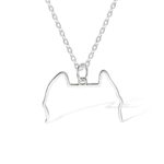 Hold Your Pet Close – Custom Dog Ears Silhouette Necklace & Ring Holder – For Cherished Dog and Cat Moms - Image 3