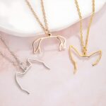 Hold Your Pet Close – Custom Dog Ears Silhouette Necklace & Ring Holder – For Cherished Dog and Cat Moms - Image 5
