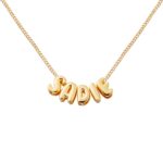 Celebrate Your Story – Chunky Balloon Initial Necklace – A Charming Keepsake for Her - Image 7