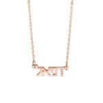 Embrace Heritage and Love – Hebrew Name Necklace with Zircon Charm – For Her, Couples & Family Treasures - Image 4