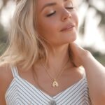 Celebrate Her Story – Bubble Letter Initial Necklace with Twisted Gold Chain – For Cherished Women & Special Moments - Image 5