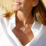 Celebrate Her Story – Bubble Letter Initial Necklace with Twisted Gold Chain – For Cherished Women & Special Moments - Image 6