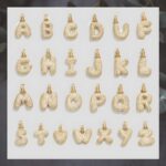 Celebrate Her Story – Bubble Letter Initial Necklace with Twisted Gold Chain – For Cherished Women & Special Moments - Image 7