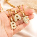 Personalized initial necklace gift for her