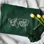 Carry Your Pet's Heart Close – Custom Pet Photo Sweatshirt – For Cherished Pet Lovers and Dog Moms - Image 3