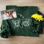 Custom pet photo sweatshirt for pet lovers