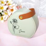 Carry Your Story – Hand-Held Birth Flower Jewelry Case – A Cherished Keepsake for Her Special Moments - Image 4