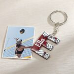 Carry Your Passion – Custom Heart Volleyball Keychain – For Players, Coaches & Teams Who Shine - Image 3