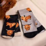Embrace Scottish Charm – Cozy Highland Cow Socks – For Lovers of Whimsy and Warmth - Image 2