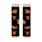 Embrace Scottish Charm – Cozy Highland Cow Socks – For Lovers of Whimsy and Warmth - Image 11