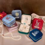Carry Your Story – Velvet Birth Flower Jewelry Case with Custom Name – A Treasured Companion for Her Special Moments - Image 3