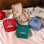 Carry Your Story – Velvet Birth Flower Jewelry Case with Custom Name – A Treasured Companion for Her Special Moments - Image 5