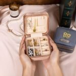 Carry Your Story – Velvet Birth Flower Jewelry Case with Custom Name – A Treasured Companion for Her Special Moments - Image 6