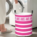 Customizable laundry and toy storage hamper for kids