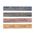 Custom wooden couples name sign for love stories