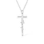 Embrace Faith and Identity – Custom Cross Name Necklace – A Cherished Keepsake for Sacred Milestones - Image 6