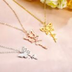 Embrace New Beginnings – Dainty Birth Butterfly Name Necklace – A Cherished Keepsake for Mom, Wife, or Best Friend - Image 4