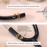Carry Your Story – Custom Stethoscope ID Tag with Birthstone – For Nurses and Doctors Who Shine - Image 10