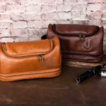 Carry His Story – Custom Leather Toiletry Bag with Heartfelt Message – For Him on Special Occasions - Image 5