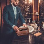 Carry His Story – Custom Leather Toiletry Bag with Heartfelt Message – For Him on Special Occasions - Image 6