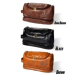 Carry His Story – Custom Leather Toiletry Bag with Heartfelt Message – For Him on Special Occasions - Image 9