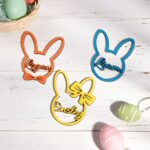 Add a Personal Touch to Easter Baskets – Custom Wooden Name Tags in Bunny & Festive Shapes - Image 5