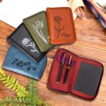 Carry Your Story – Birth Flower Leather Journal Organizer – For Inspired Travelers and Dreamers - Image 2