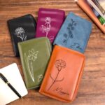 Carry Your Story – Birth Flower Leather Journal Organizer – For Inspired Travelers and Dreamers - Image 3