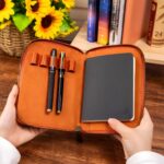 Carry Your Story – Birth Flower Leather Journal Organizer – For Inspired Travelers and Dreamers - Image 6