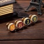 Celebrate His Legacy – Monogram Brass & Leather Cufflinks – For Fathers, Groomsmen & Cherished Men - Image 6