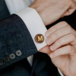 Celebrate His Legacy – Monogram Brass & Leather Cufflinks – For Fathers, Groomsmen & Cherished Men - Image 9