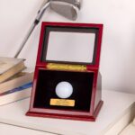 Celebrate Your Triumph – Custom Engraved Golf Ball Display Case – For the Proud Golfer's Milestone - Image 2