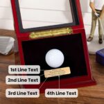 Celebrate Your Triumph – Custom Engraved Golf Ball Display Case – For the Proud Golfer's Milestone - Image 10
