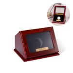 Custom engraved golf ball display case for proud golfers