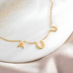 Embrace Fortune and Love – Custom Initials Horseshoe Necklace – For Cherished Moments and Loved Ones - Image 2