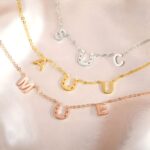 Embrace Fortune and Love – Custom Initials Horseshoe Necklace – For Cherished Moments and Loved Ones - Image 3