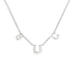 Embrace Fortune and Love – Custom Initials Horseshoe Necklace – For Cherished Moments and Loved Ones - Image 9