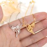 Embrace Joy and Bloom – Custom Birth Flower & Hummingbird Necklace – A Cherished Gift for Her Special Moments - Image 4