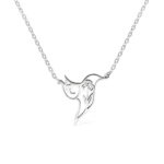 Embrace Joy and Bloom – Custom Birth Flower & Hummingbird Necklace – A Cherished Gift for Her Special Moments - Image 7