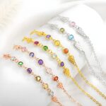 Embrace Eternal Love – Birthstone Angel Wings Bracelet – A Tender Tribute for Family and Loved Ones - Image 2
