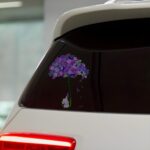 Carry Strength and Remembrance – Forget Me Not Elephant Car Decal – For Alzheimer's Warriors and Their Loved Ones - Image 2